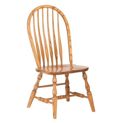 Hoosier Timbercraft Bent Bow Back Amish Oak Dining Chair
