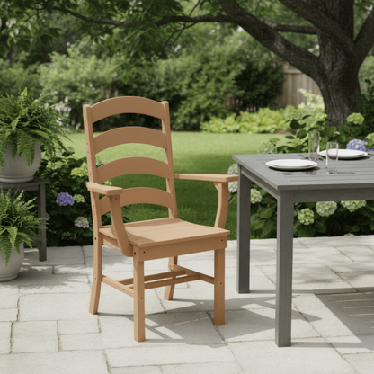 Keystone Amish Co. Josie Poly Outdoor Dining Arm Chair