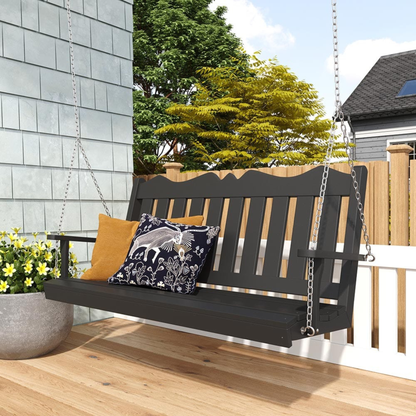 Keystone Amish Co. 4 Foot York Composite Porch Swing, Aruba