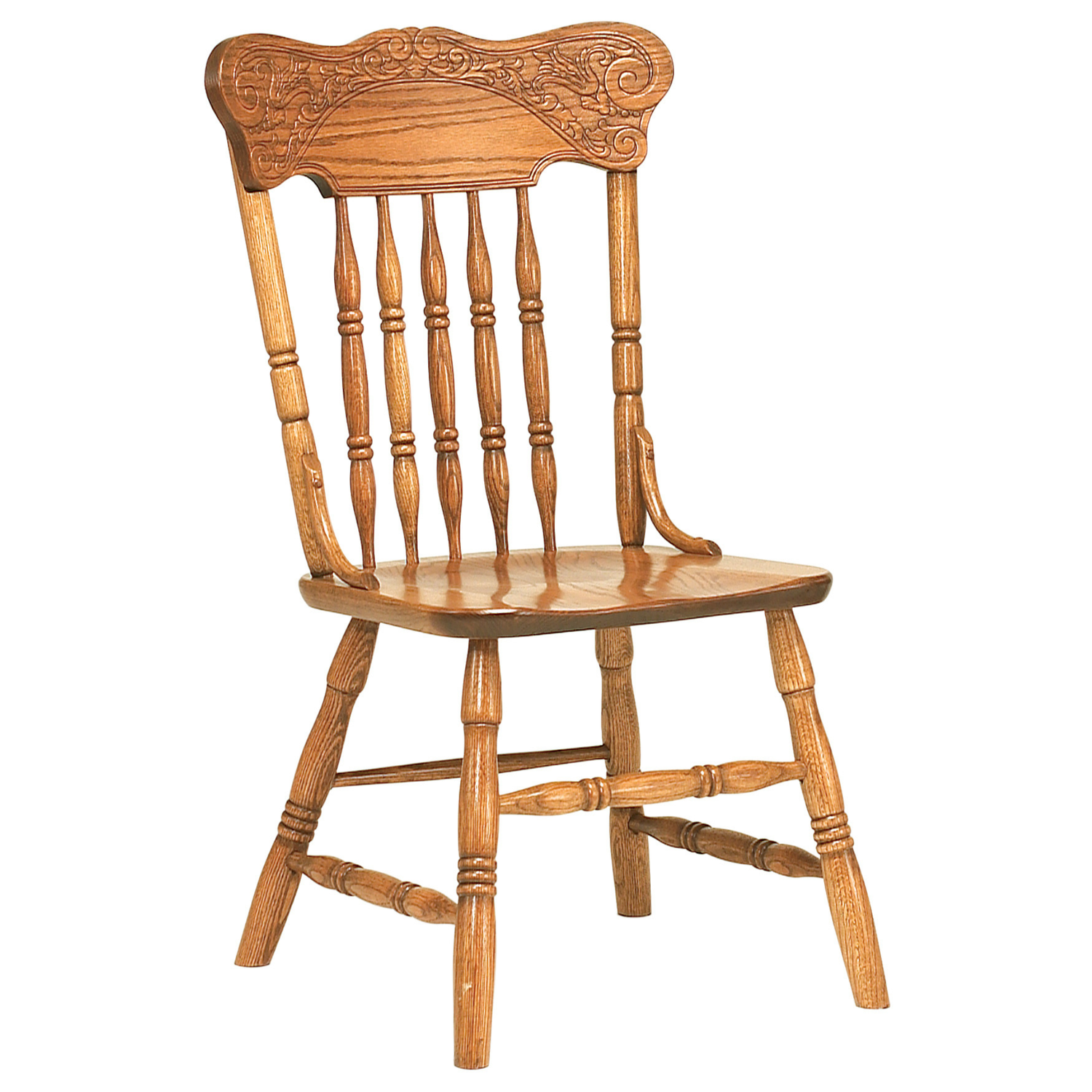 Hoosier Timbercraft Merriam Amish Pressback Dining Side Chair