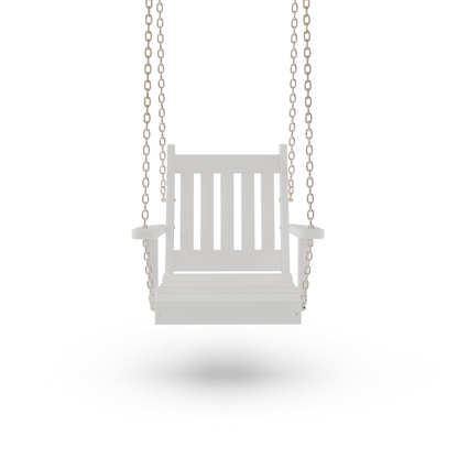 Keystone Amish Co. Franklin Swing Chair, White