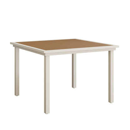 Berlin Gardens Vida 44″ Square Aluminum Dining Table