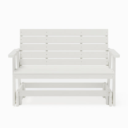 SimplyPoly Amish Made Signature Recycled Plastic Porch Glider