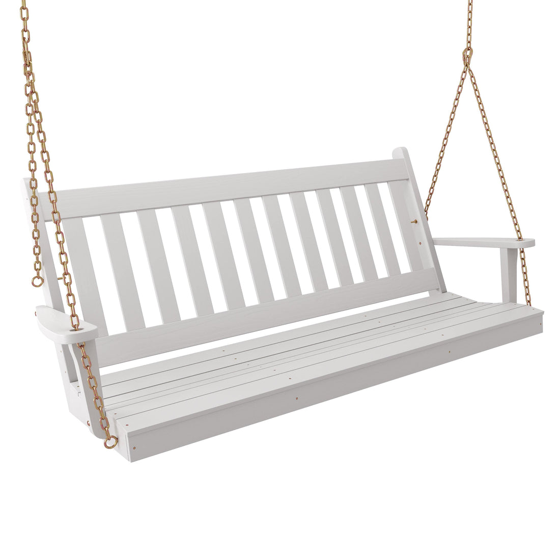 Keystone Amish Co. 5 Foot Franklin Porch Swing, White