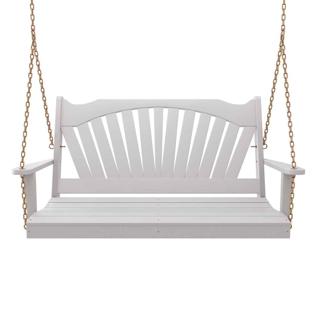 Keystone Amish Co. Sunburst Porch Swing, 6 Foot, White