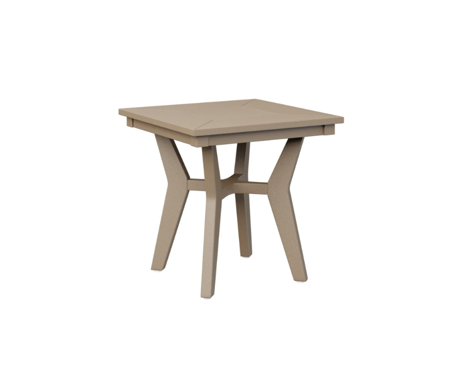 Berlin Gardens Mayhew Outdoor Poly Lumber Square End Table