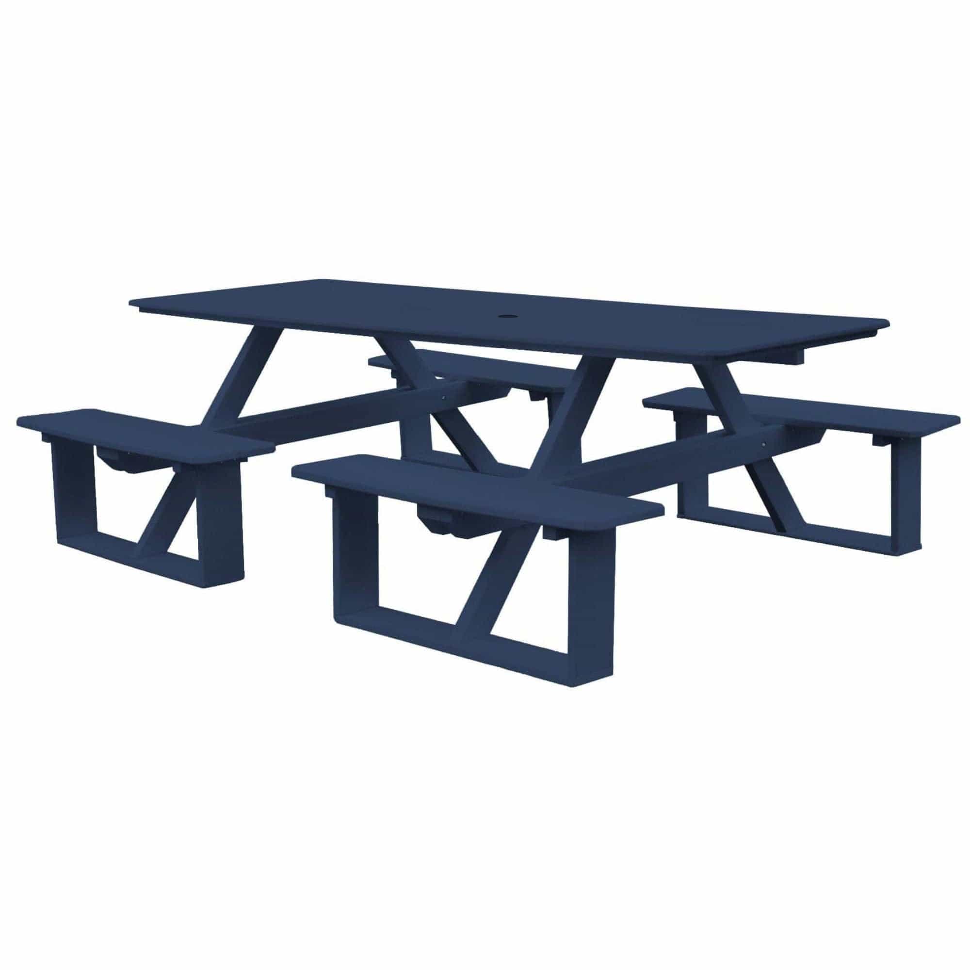Keystone Amish Co. Traditional Walk-In Poly Lumber Picnic Table