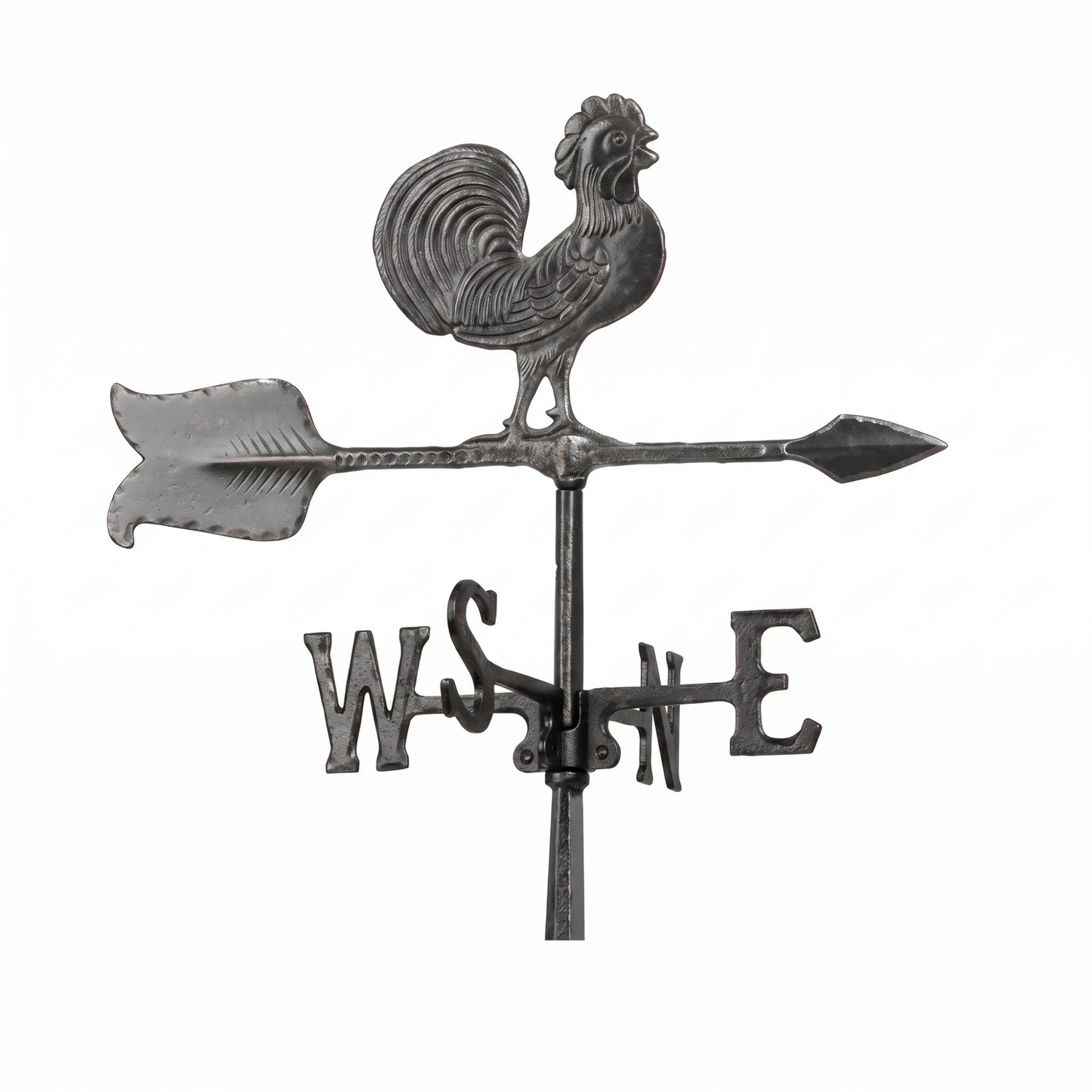 Walnut Creek Sheds Decorative Black Weathervane Rooster