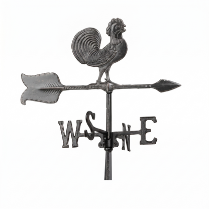 Walnut Creek Sheds Decorative Black Weathervane Rooster