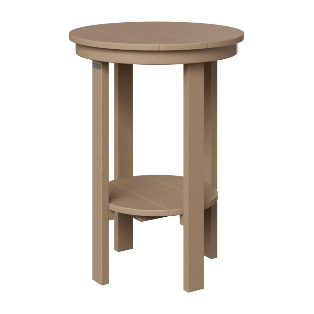 Berlin Gardens Outdoor Poly Lumber Round End Counter Table