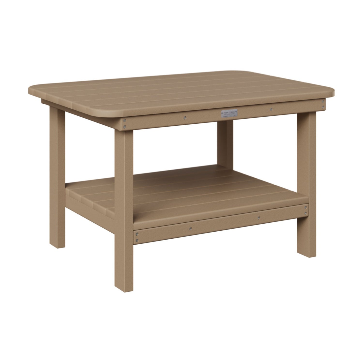 Berlin Gardens Outdoor Poly Lumber Rectangle Coffee Table