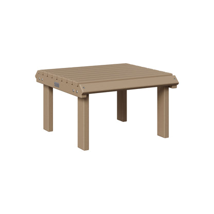 Berlin Gardens Outdoor Poly Lumber Stationary Footstool