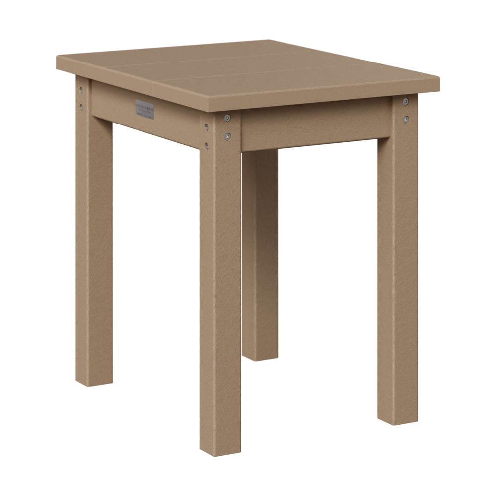 Berlin Gardens Outdoor Economy Poly Lumber End Table