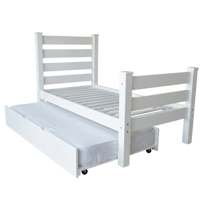 Versaloft Homestead Amish Made Bed Frame with Headboard, Footboard, and Trundle Unit