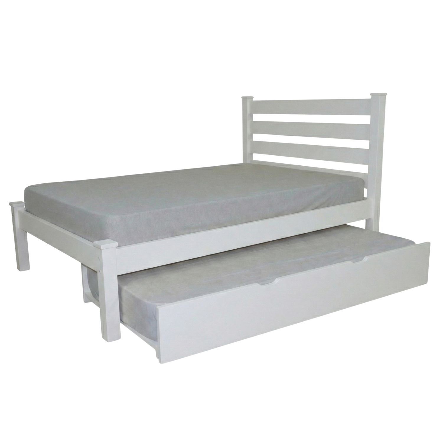 Versaloft Homestead Amish Made Bed Frame with Headboard and Trundle Unit