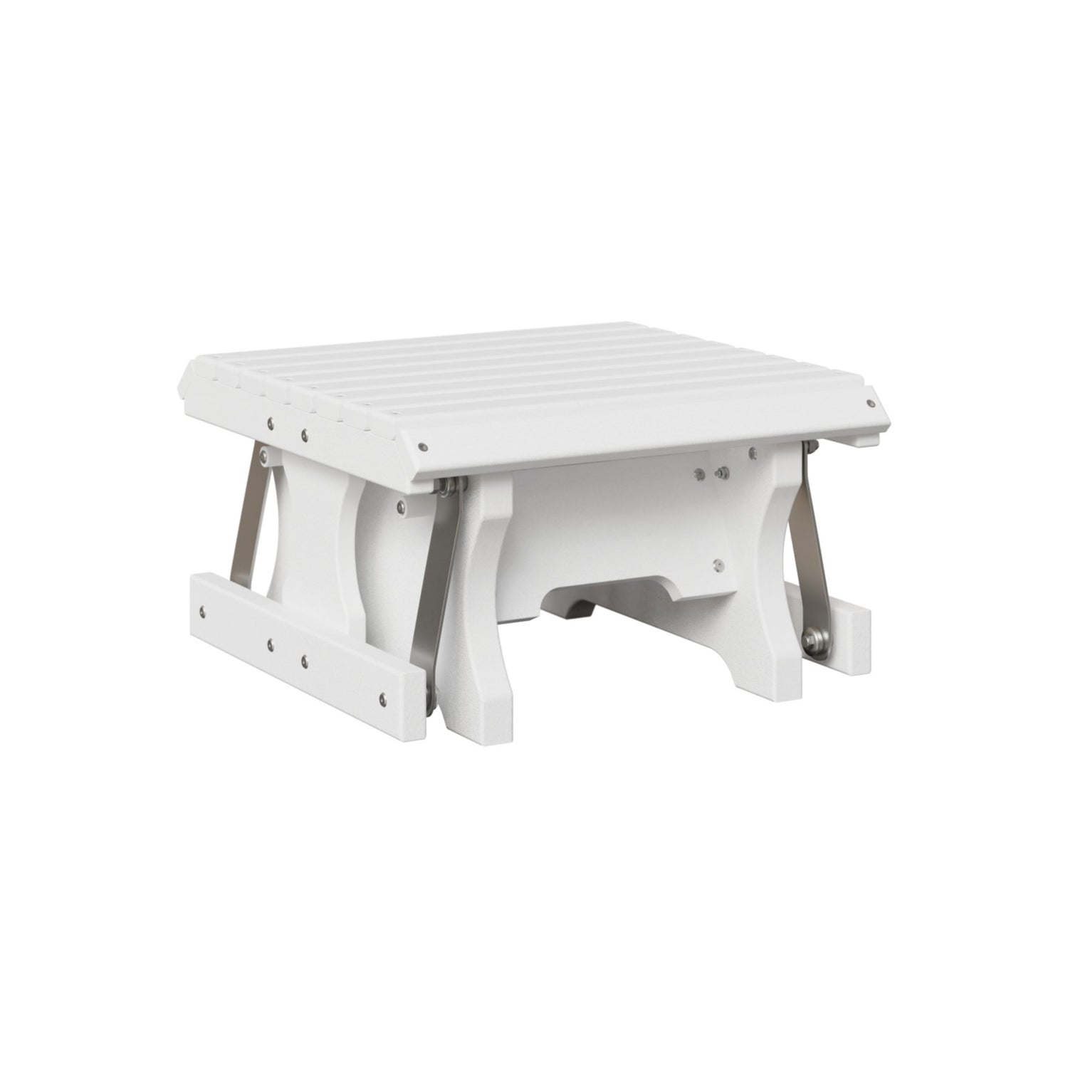 Berlin Gardens Outdoor Poly Lumber Gliding Footstool