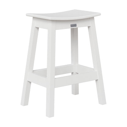 Berlin Gardens Outdoor Saddle Poly Lumber Counter Stool