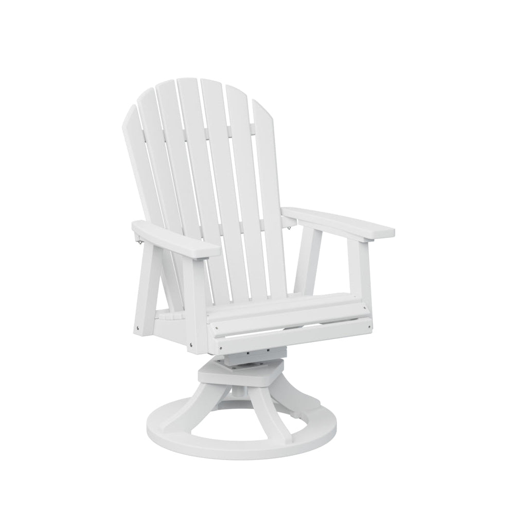 Berlin Gardens Comfo Back Poly Lumber Swivel Rocker Dining Chair
