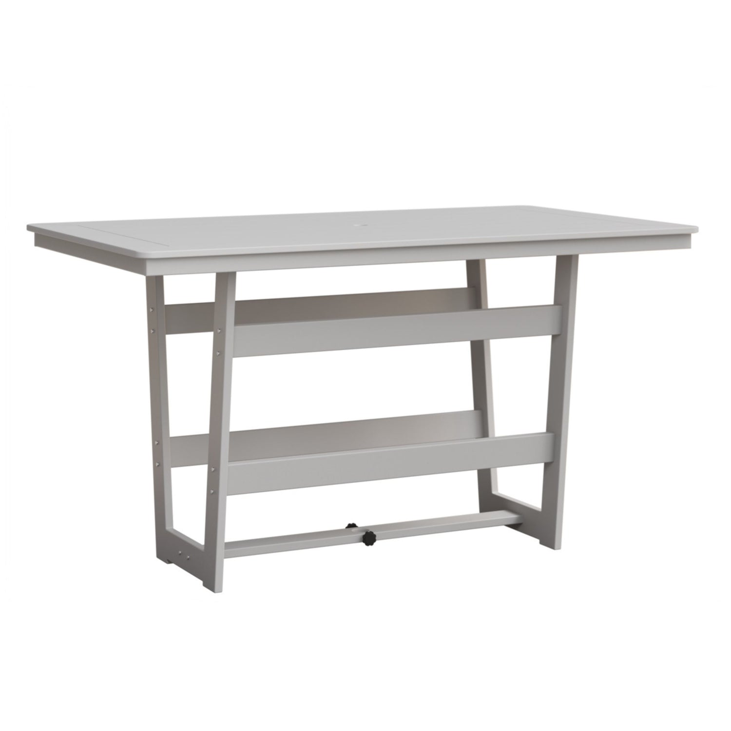 Berlin Gardens Hudson 70″ Outdoor Poly Lumber Rectangular Bar Table