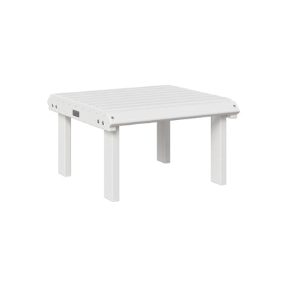 Berlin Gardens Outdoor Poly Lumber Stationary Footstool
