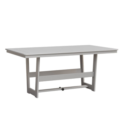 Berlin Gardens Hudson 70″ Outdoor Poly Lumber Rectangular Counter Height Table