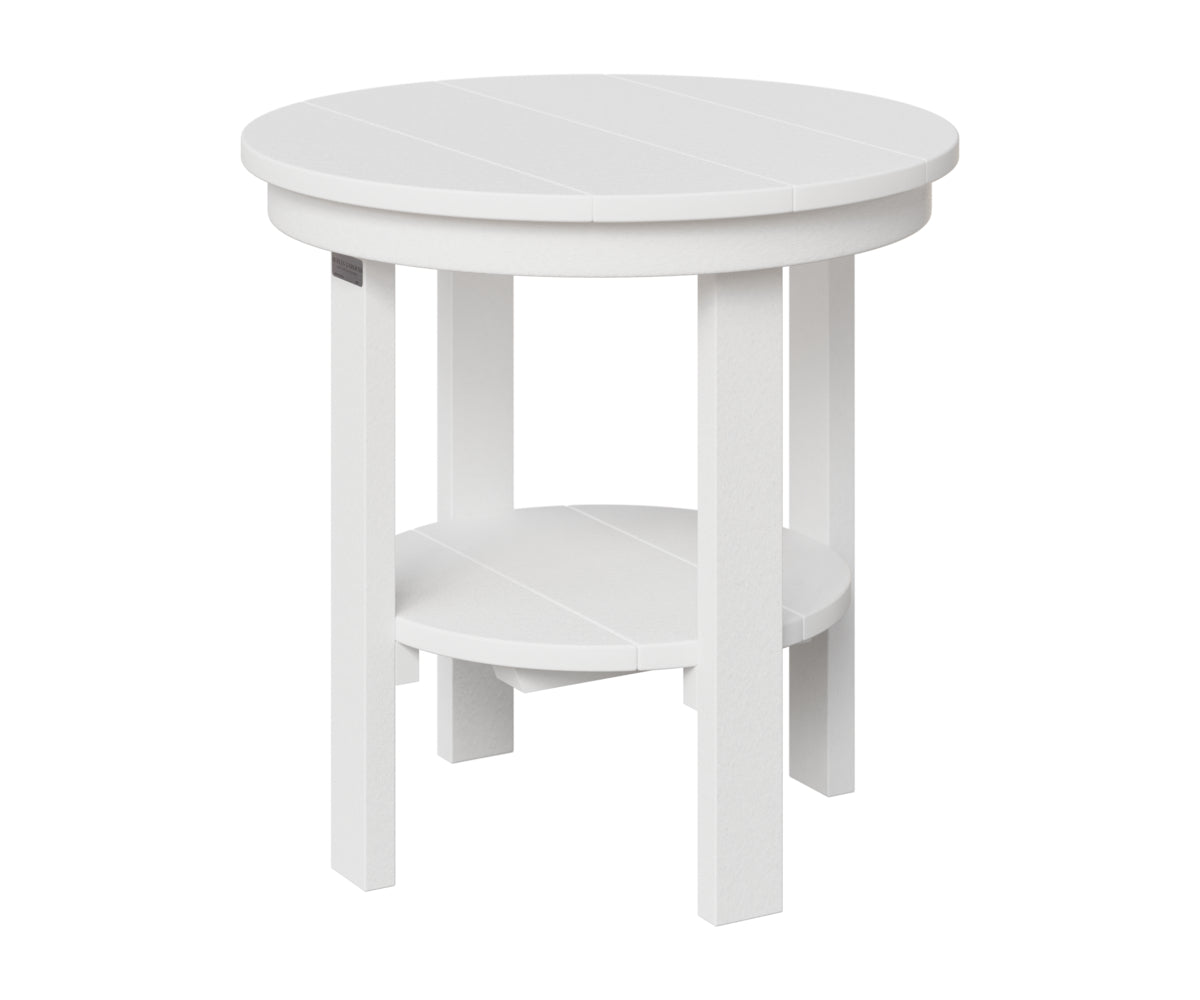 Berlin Gardens Outdoor Poly Lumber Round End Dining Table