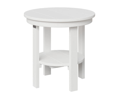 Berlin Gardens Outdoor Poly Lumber Round End Dining Table