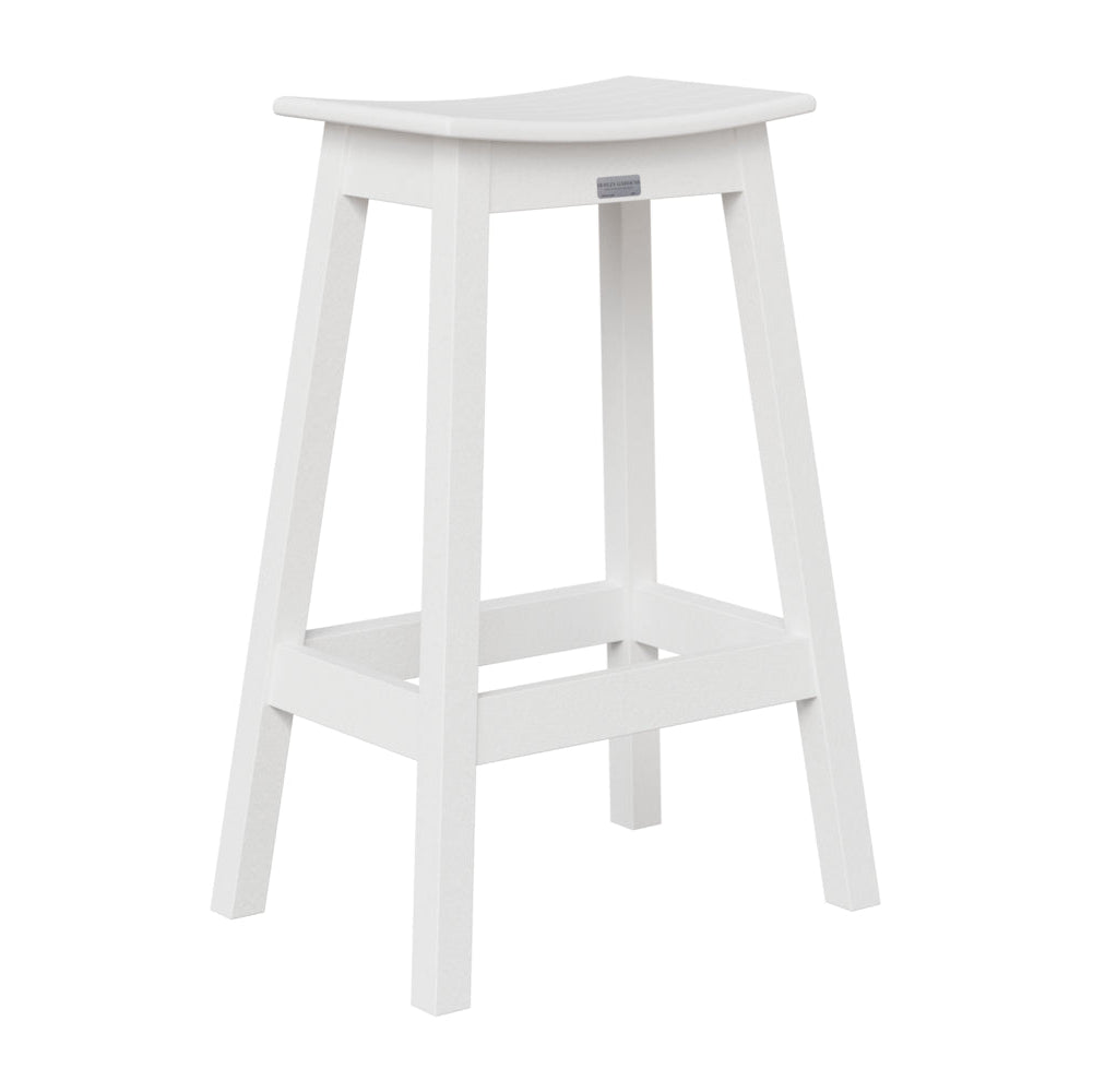 Berlin Gardens Outdoor Saddle Poly Lumber Bar Stool