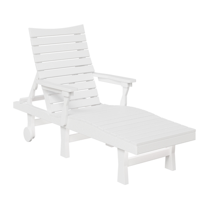 Berlin Gardens Bristol Outdoor Poly Lumber Chaise Lounge