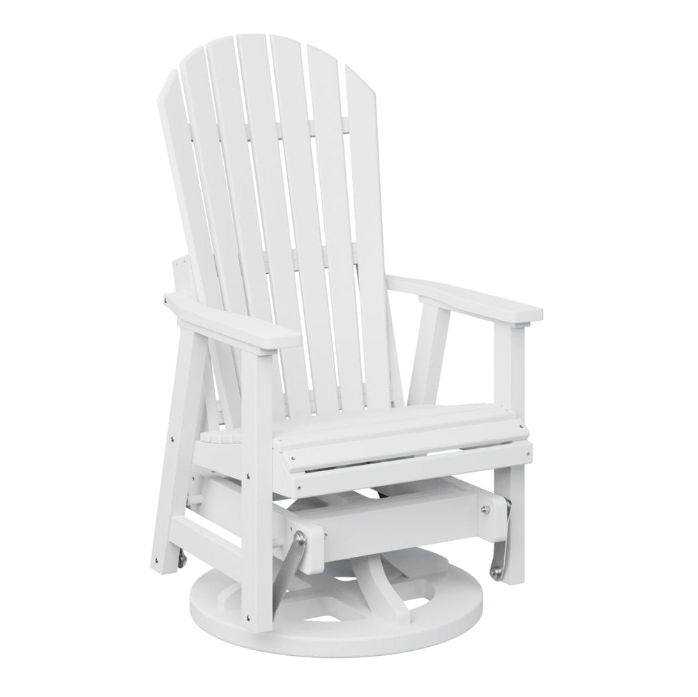 Berlin Gardens Comfo Back Poly Lumber Swivel Glider