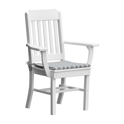 Keystone Amish Co. Traditional Poly Composite Dining Chair with arms