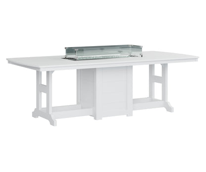 Berlin Gardens Garden Classic Fire Pit Poly Lumber Dining Table
