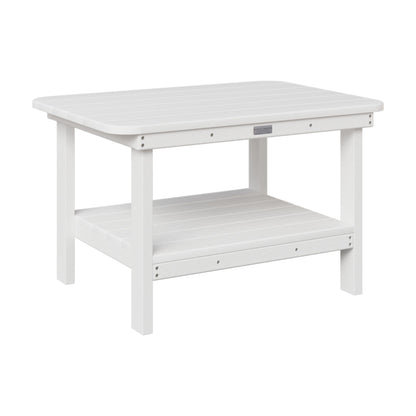 Berlin Gardens Outdoor Poly Lumber Rectangle Coffee Table