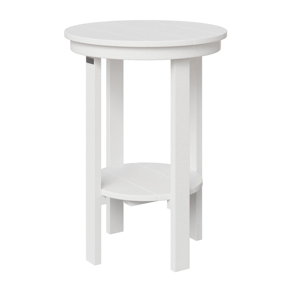 Berlin Gardens Outdoor Poly Lumber Round End Bar Table