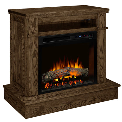 Winchester Wall Fireplace in Charwood Stain