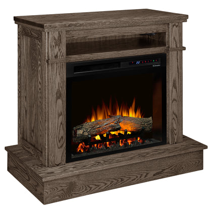 Winchester Wall Fireplace in Driftwood Stain