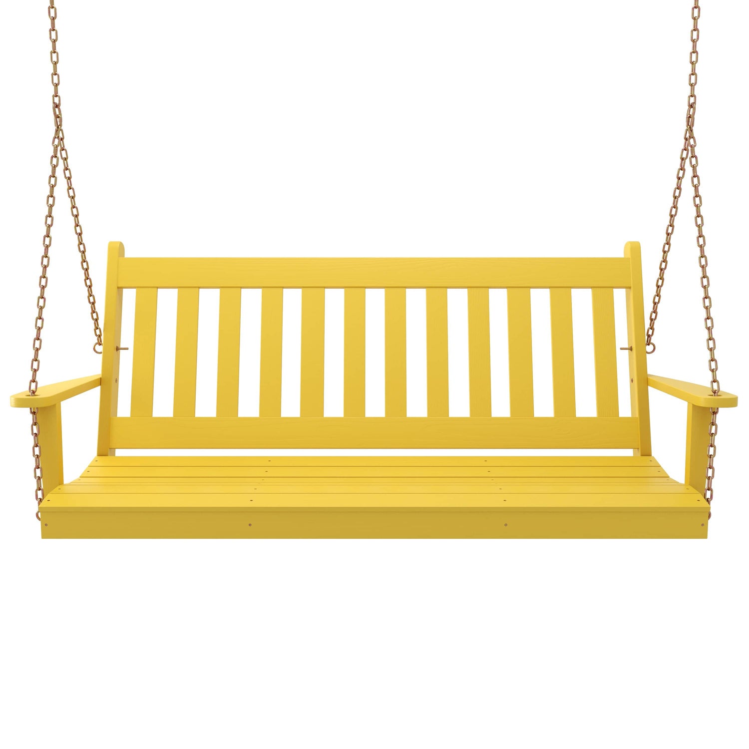 Keystone Amish Co. 5 Foot Franklin Porch Swing, Yellow