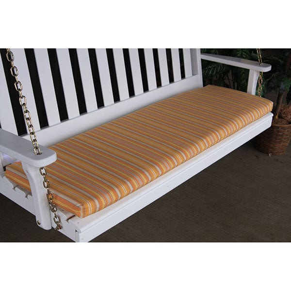 A&amp;L Furniture Co. 68 x 18 Outdoor Cushion For Benches And Porch Swings