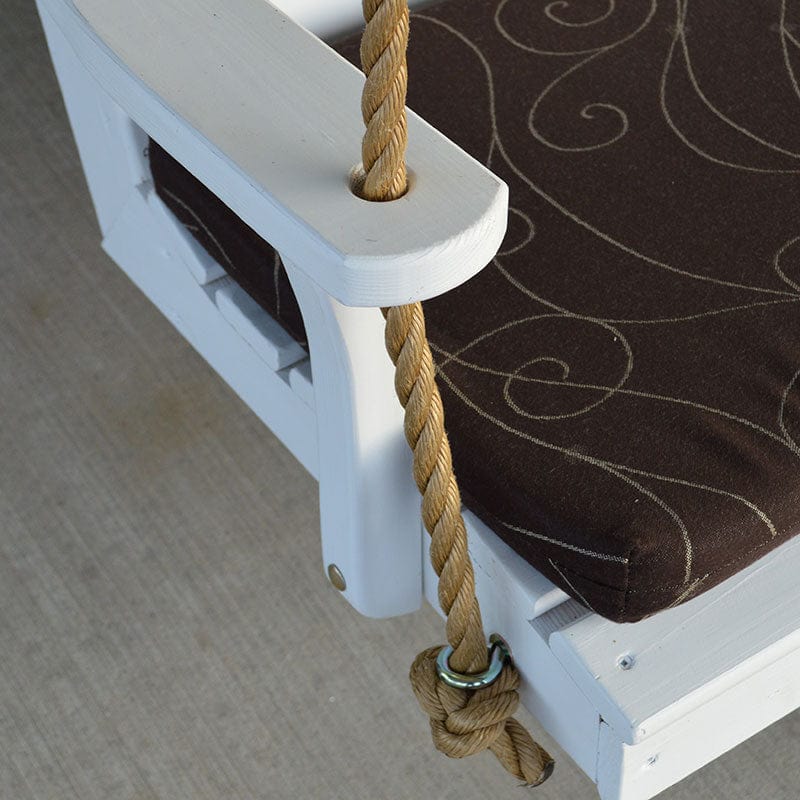 Keystone Amish Co. 5 Foot Franklin Red Cedar Porch Swing without Cup Holders