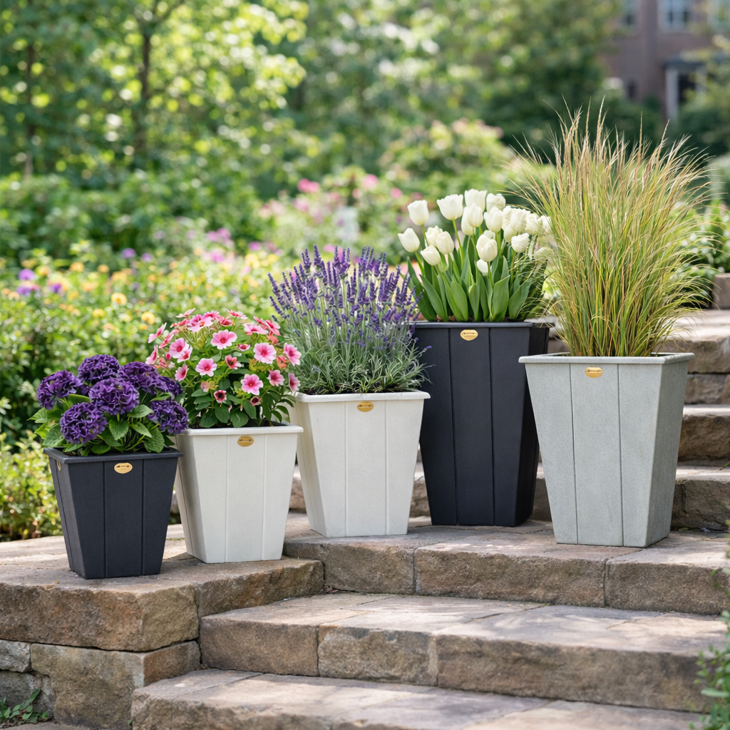 LuxCraft Elite Poly Lumber Planter