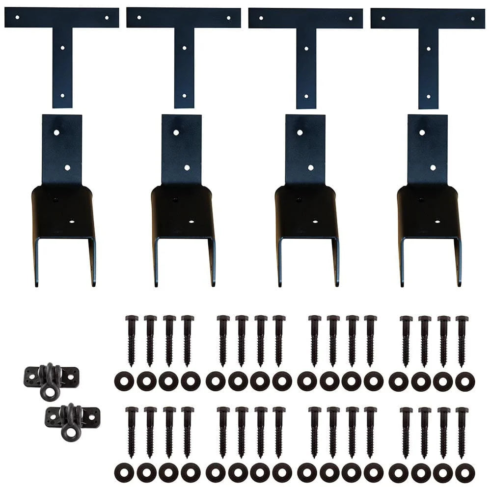 Amish Casual DIY Heavy Duty Swing Stand With Legs Bracket Hardware Kit (No Wood)