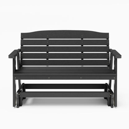 SimplyPoly Amish Made Classic Recycled Plastic Porch Glider