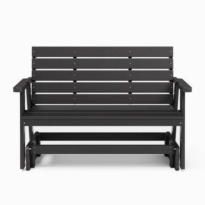 SimplyPoly Amish Made Signature Recycled Plastic Porch Glider
