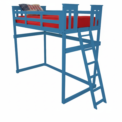 Versaloft Mission Amish Made Loft Bed Frame with End Ladder