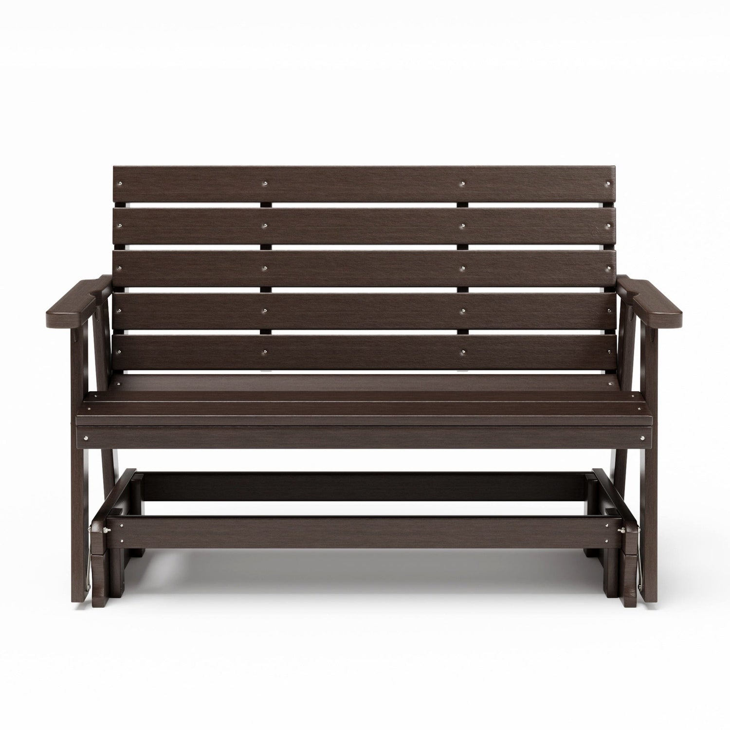SimplyPoly Amish Made Signature Recycled Plastic Porch Glider