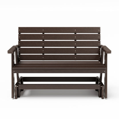 SimplyPoly Amish Made Signature Recycled Plastic Porch Glider