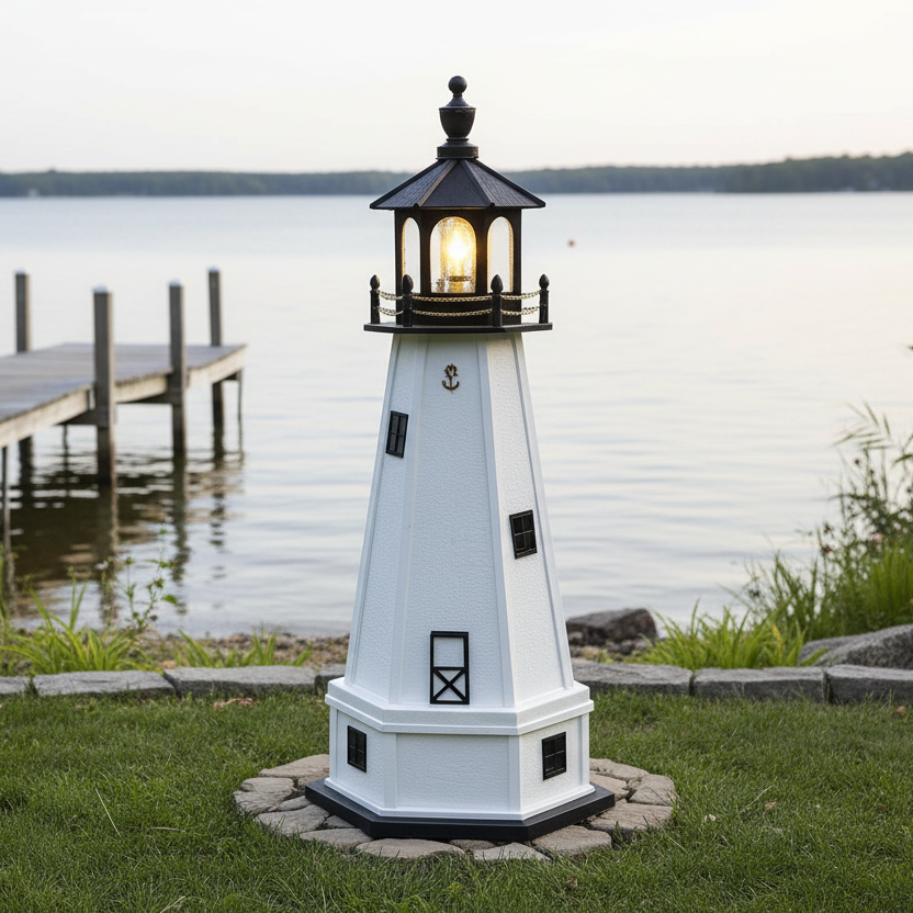 Heritage Lawncraft Cape Cod Decorative Yard Lighthouse