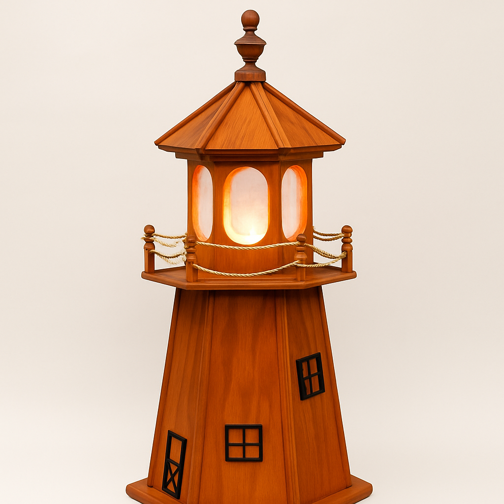 Heritage Lawncraft Pressure Treated Wood Decorative Lighthouse