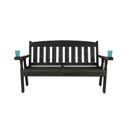 Amish Casual 5 Foot Mission Wood Garden Bench
