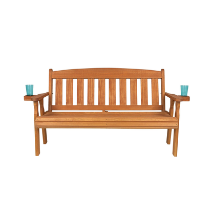 Amish Casual 4 Foot Mission Wood Garden Bench